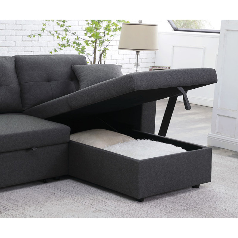 Upholstered L-Shaped Sectional Right Hand Facing
