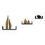 Summitville 3 Piece Floating Shelf-37068317