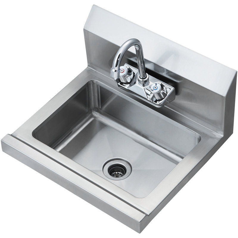 Lavabo à main commercial avec robinet