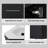 18" Modern Matte Black Mini Corner Freestanding Bathroom Vanity with Integrated Ceramic Sink