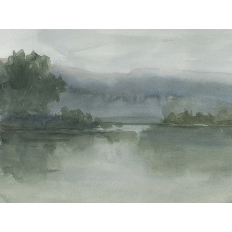 Lake At Twilight I by Ethan Harper - Wrapped Canvas Print, 30 cm H x 46 cm W