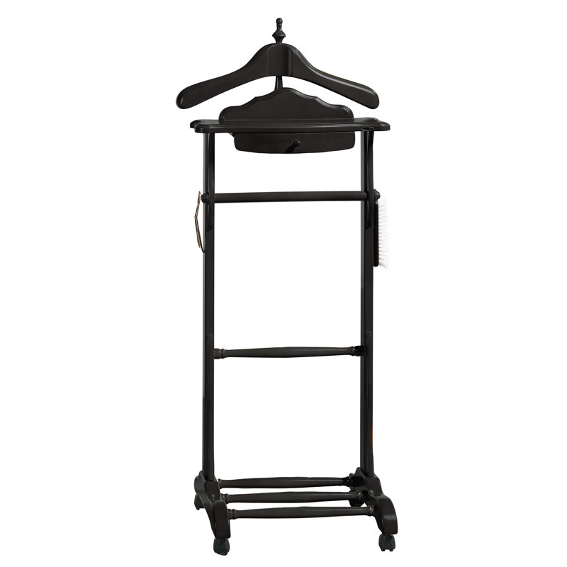 Stonehill Freestanding Valet Stand, Black