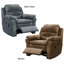 Fauteuil inclinable standard avec fonction de massage de 38 po de largeur Leroux-1714560380