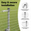 Vidaxl Field Fence Galvanised Steel-114858372