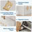 Shoe Storage Cabinet with Flip Drawers, Narrow Wood Shoe Organizer Cabinet with Floral Pattern, Freestanding Slim Shoe Rack Cabinet with Adjustable Shelves-1408459389
