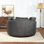 Fauteuil demi-tonneau surdimensionné avec housse-108658058