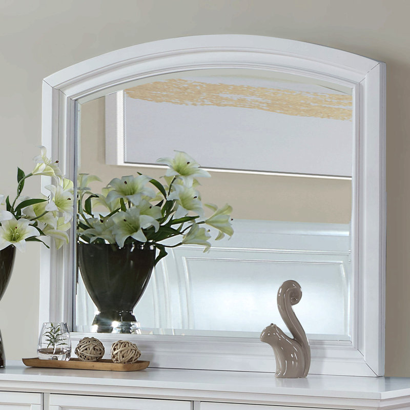 Miroir pour salle de bain, blanc