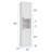 Farmhouse Bathroom Cabinet With 2 Doors, 67" Tall Slim Freestanding Cabinet, Narrow Floor Storage Unit With Open Shelf And Adjustable Shelves For Bathroom, Living Room, Kitchen, White-1695349963