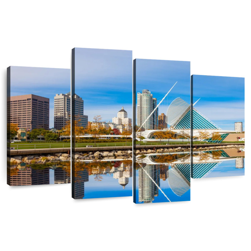 Nicci Milwaukee Skyline, 54" H x 84" W