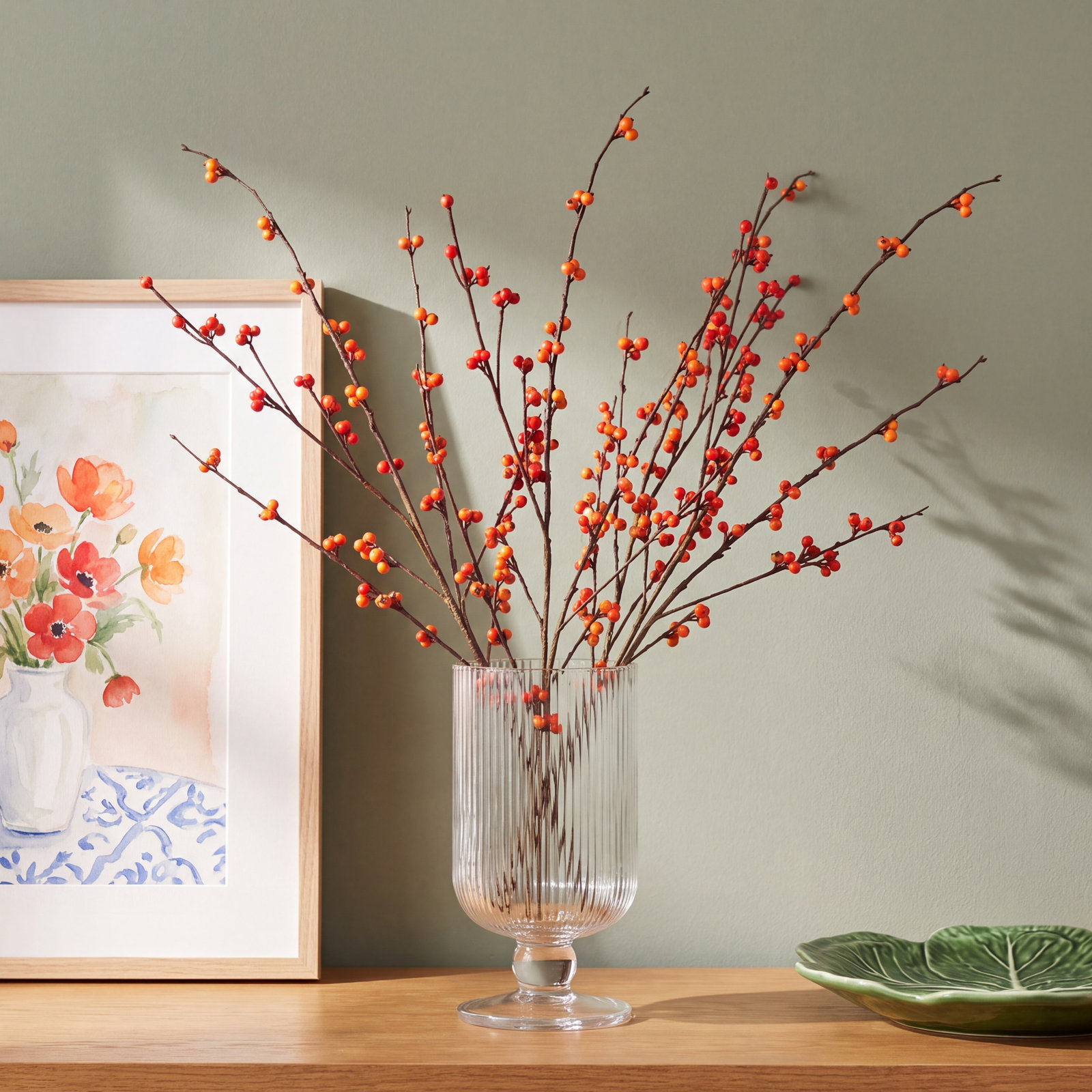 Berry Twig Spray (Set of 4)