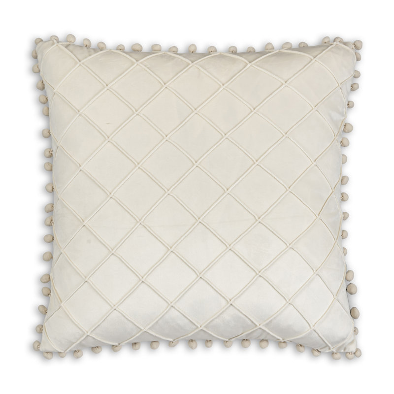 Coussin décoratif en velours