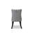 13-piece Kitchen Table Set a Rectangular Xtenczar Modern Dining Table and 12 Light Gray Polyester fabric mid-century Chair, Wire Brushed Black Finish.-122201381