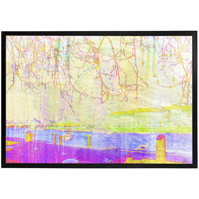 Single Picture Frame Print, Black, 41cm H x 61cm W