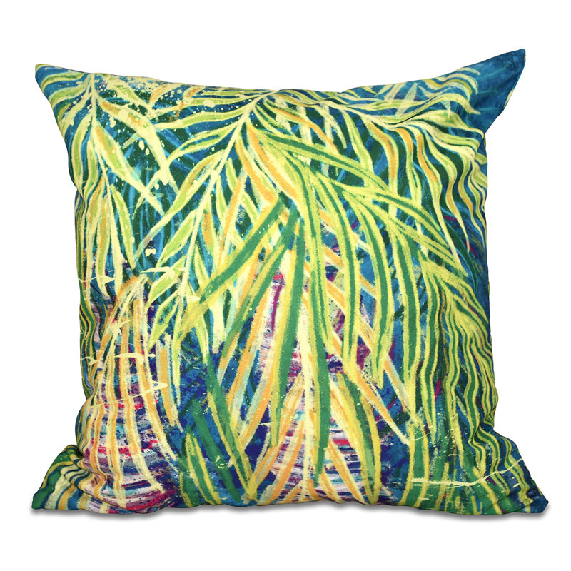 Housse de coussin d'extérieur carré Beach Insert, H 20 po x l 20 po, sarcelle