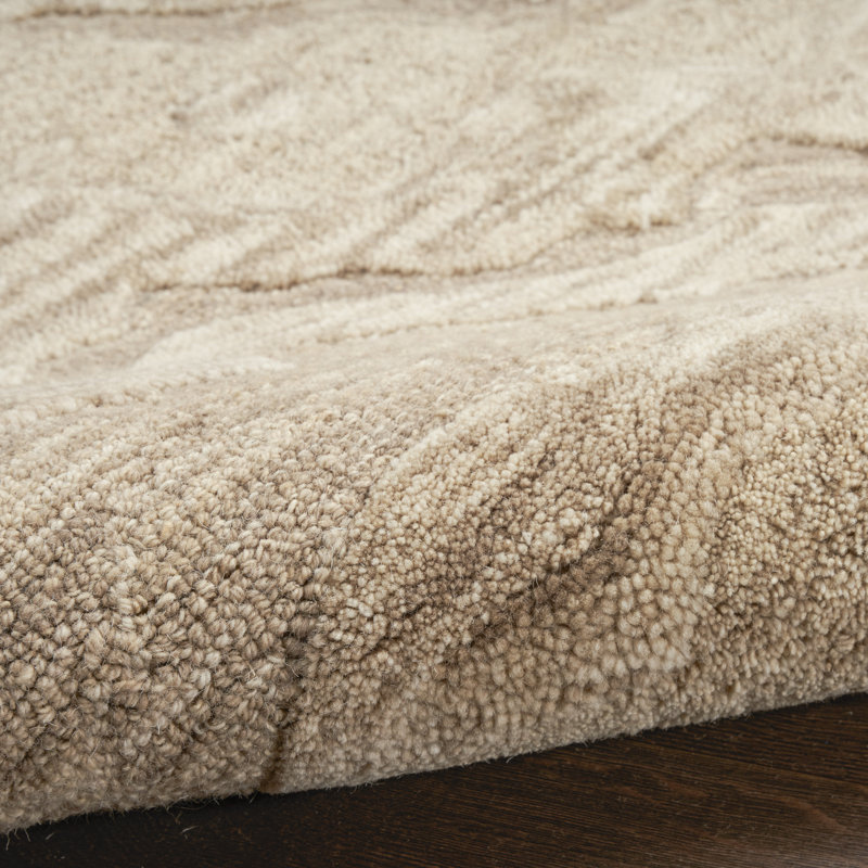 Cahide Abstract Handmade Area Rug, Rectangle 259 x 351cm