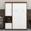 Lit escamotable mural avec armoire intégrée-939329310