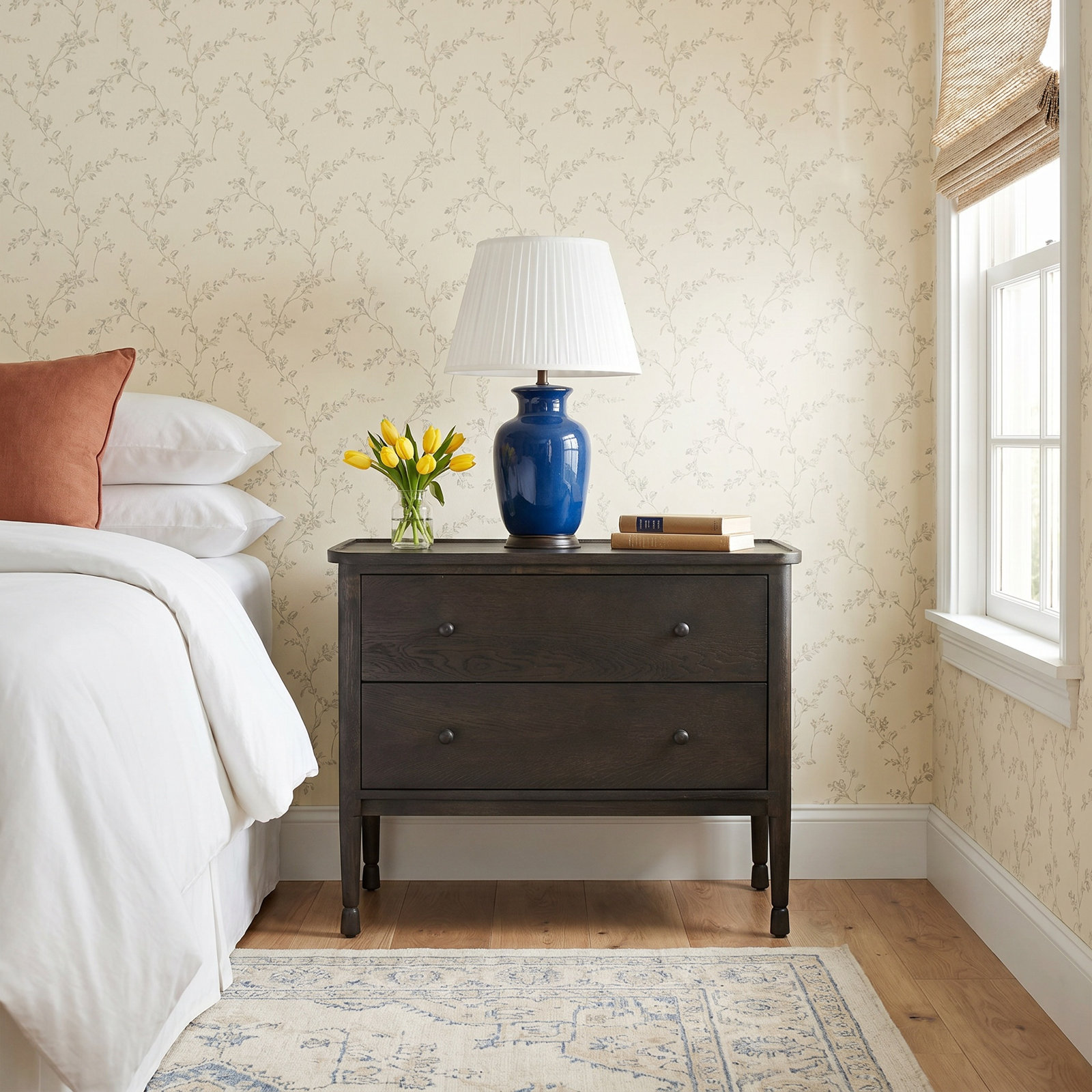 Oak Nightstand, Espresso Oak