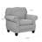 Barry Fabric Chair, Gray