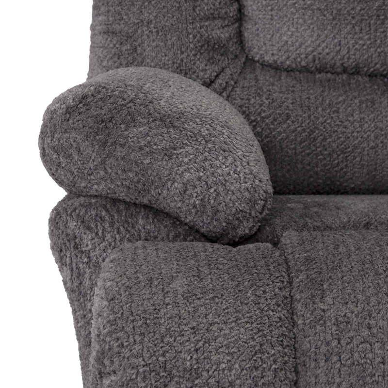 Oversized Rocker Recliner, Gray