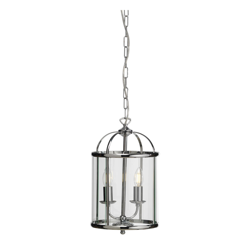 Montauk 2 - Light Chrome Lantern Pendant