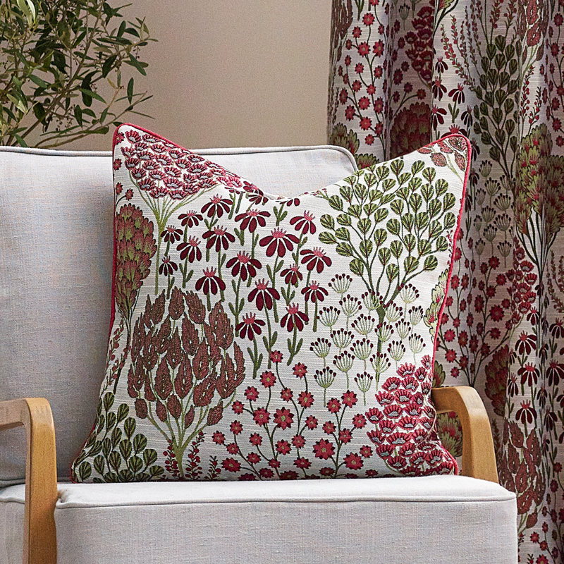 Amalee Cushion Cover, Red