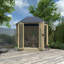 8x6w Tiger Elite Pressure-Treated Full Pane Octagonal
