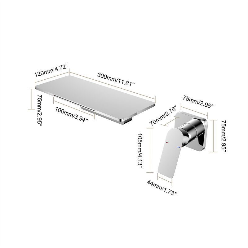 Single-Hole Single-handle Bathroom Faucet, Chrome