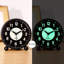 Metal Case + Plastic Dial Tabletop Clock