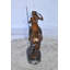 Statue Inso Cheyenne Remington en bronze sur marbre taille: 12 po x 4 po x H 12 po