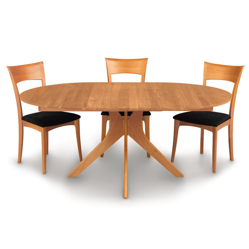 Table à rallonge Audrey, Cerisier naturel, H 30 po x L 78 po x l 54 po