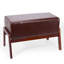 Tabouret en bois rembourré Mid Century-296692392
