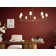 52" XL 8-Light Round Chandelier with White Linen Shade
