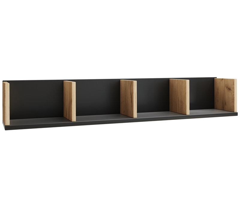 Sandreka Floating Shelf, Black