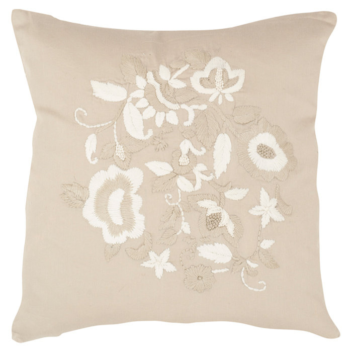 Coussin en coton April, 22 po x 22 po