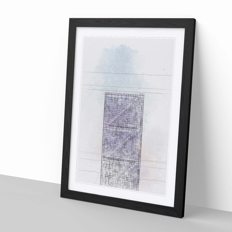 Sketching the Architecture Vol.66 - Picture Frame Drawing Print, Black Framed, 36cm H x 27cm W x 2cm D