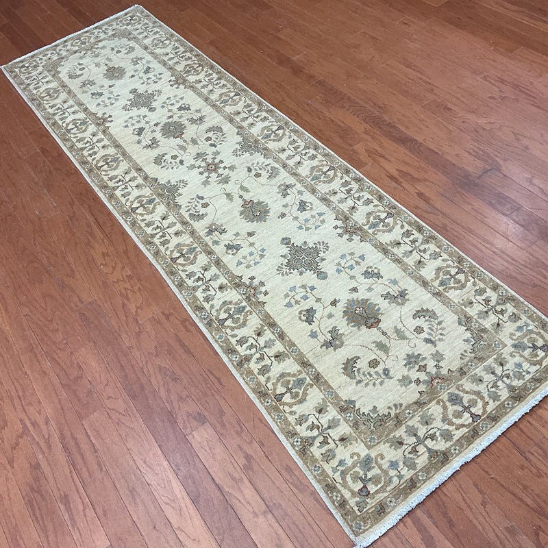  Handmade Oushak Wool Runner