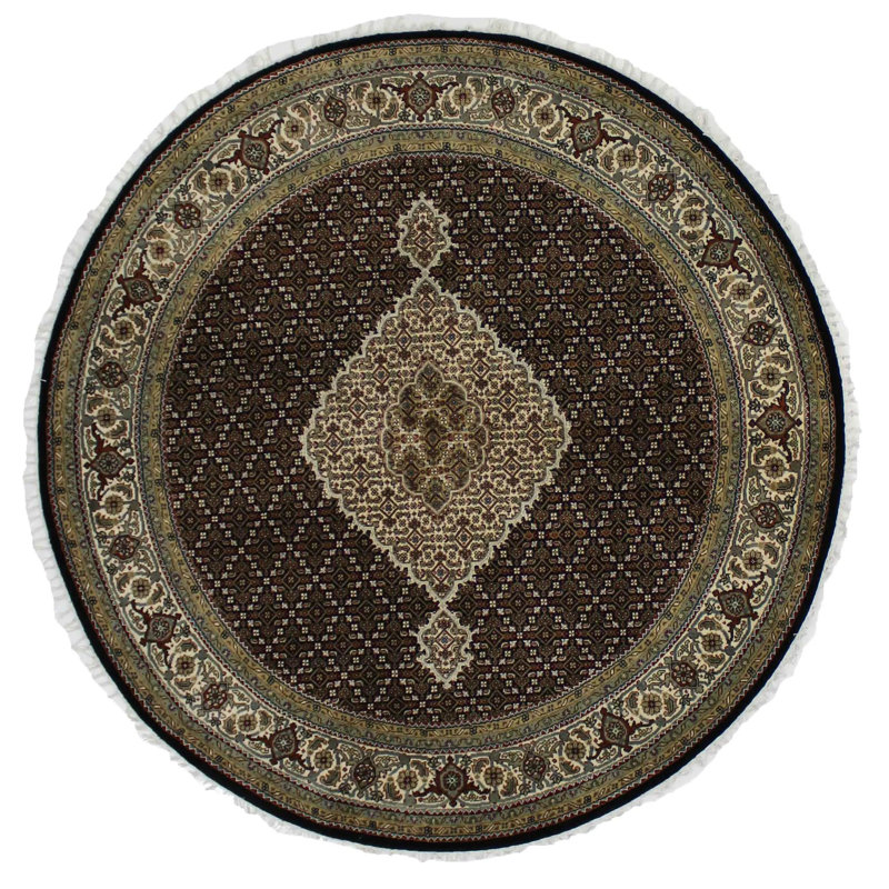 Tapis oriental en coton / laine 6 pi 7 po Kataleya