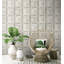 Aviel Tin Tile 18' L x 20.5" W Peel and Stick Wallpaper Roll