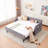 Upholstered Daybed Frame With Trundle, Sofa Bed For Bedroom Living Room Guest Room, Wood Slat Support-405372280