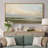 Muted Green Sunrise French Country Landscape Rustic Neutral Large Framed Canvas Print Wall Art Work-104280927-93388636-119598442