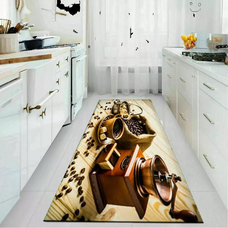 Romelio Water Resistant Anti-Fatigue Non-Skid Kitchen Mat