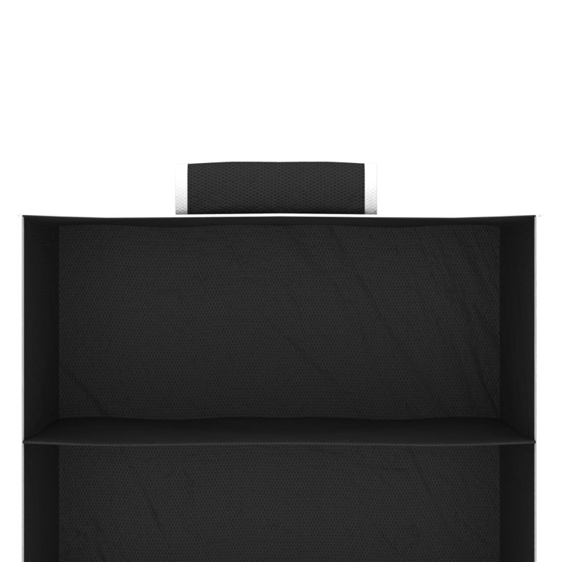 Mailer Hanging Storage with 6 Pockets, Black