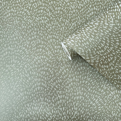 Zen Abstract Paper Metallic Wallpaper Roll