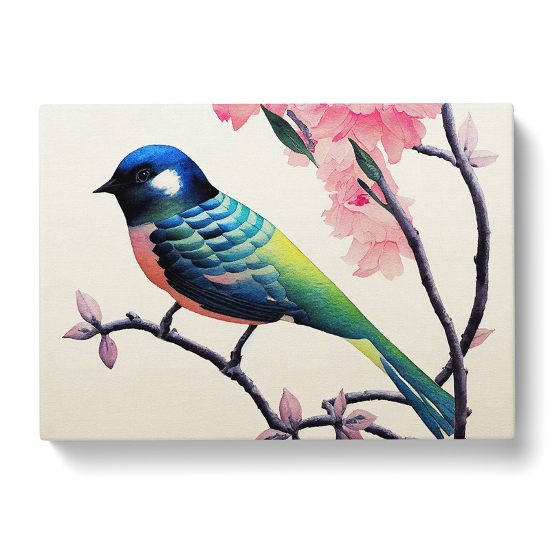 Watercolour Swallow Bird Vol.1 - Wrapped Canvas