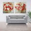 «Gardens Passion I and II» par Carol Robinson, ensemble de 2 reproductions d'art sur toiles tendues