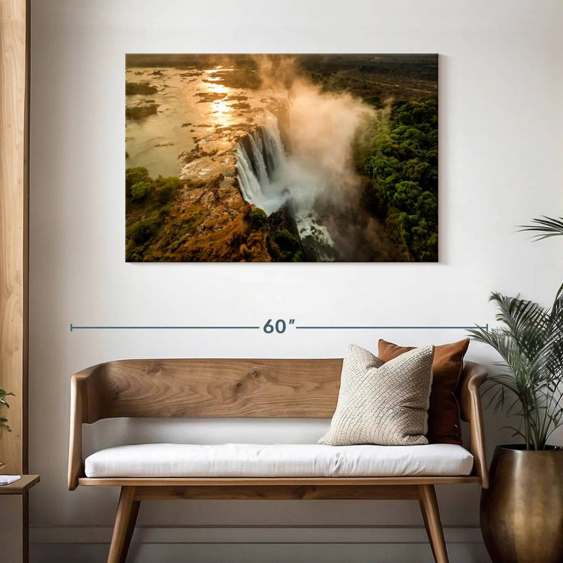 Alvord Victoria Falls Sunrise, H 30 po x l 45 po