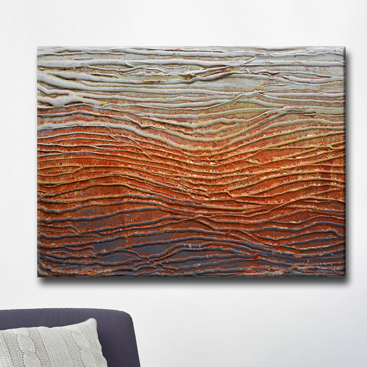 « swelter », reproduction d’art sur toile tendue, H 30 po x l 40 po x P 1,5 po