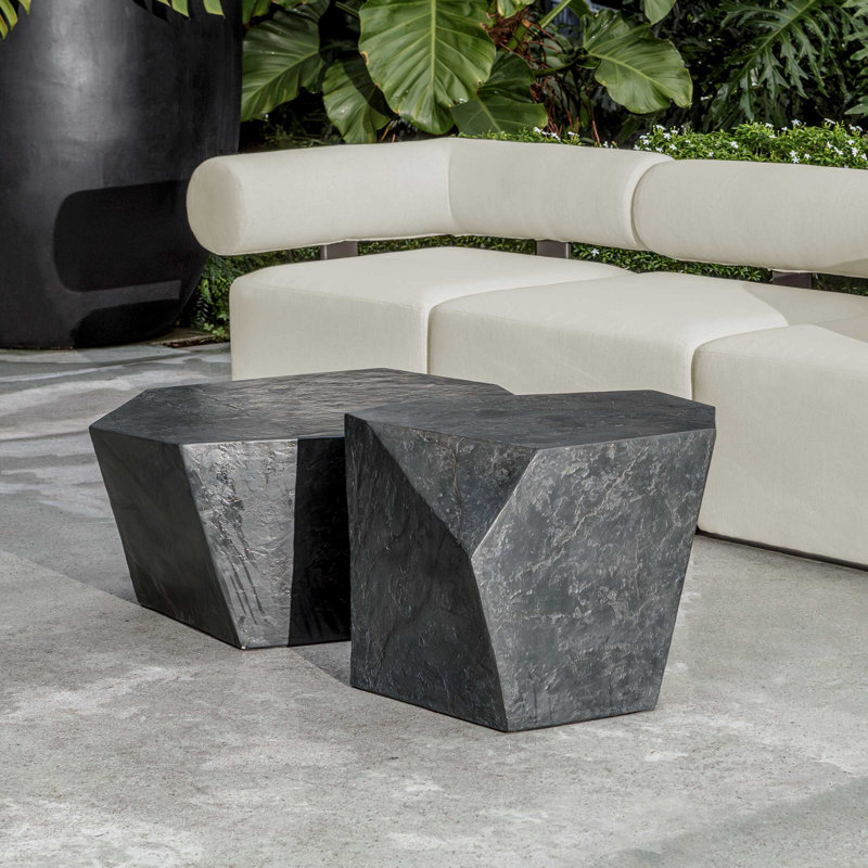 Halvorson Slate Outdoor Side Table