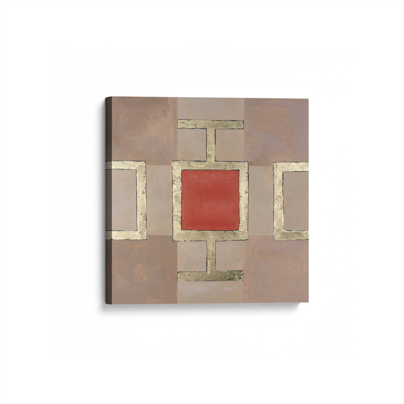 «Russet Tapisserie II» par Michael Willett, reproduction d'art sur toile, H 20 po x l 20 po