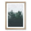 Snowing upon the Trees in Abstract - Picture Frame Graphic Art Print-55725887-55725888